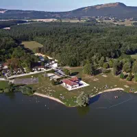 plan d'eau de la grange du pin vue du ciel