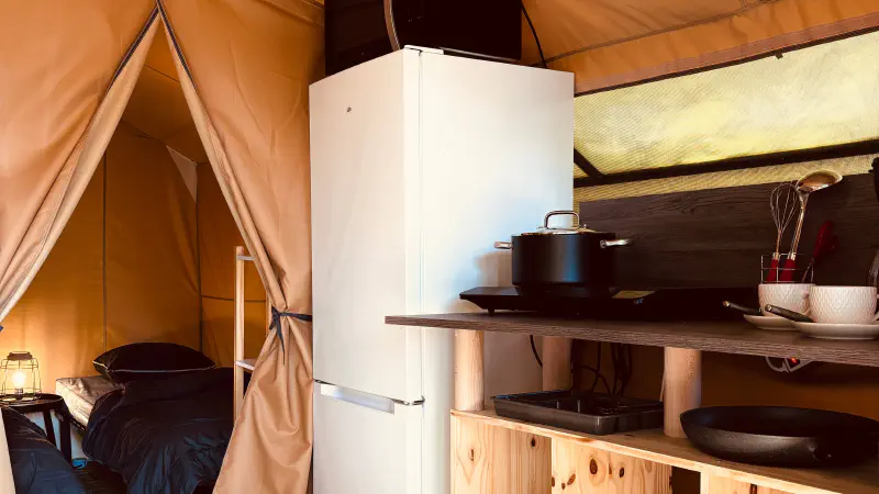 vue cuisine lodge masaai 4PL avec frigo